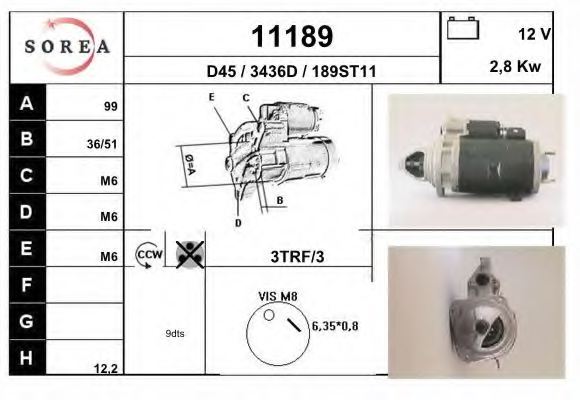 EAI 11189 Starter